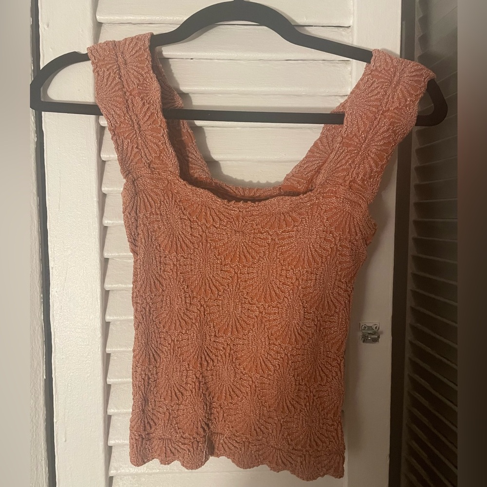 Free People Floral Tank
